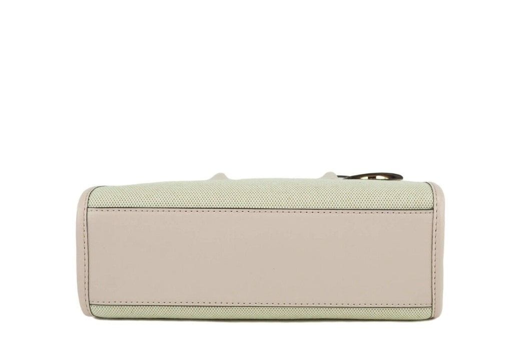 Michael Kors Michael Kors Mirella Small Powder Blush Canvas Shopper Crossbody Handbag Purse