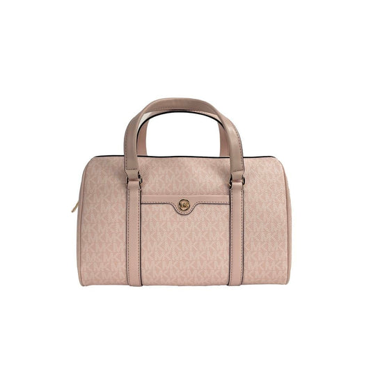Michael Kors Michael Kors Pink Pvc And Smooth Leather Shoulder Bag
