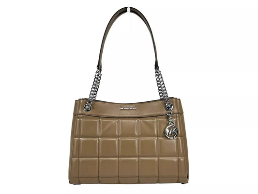 Michael Kors Michael Kors Susan Medium Chain Shoulder Tote Bag Driftwood