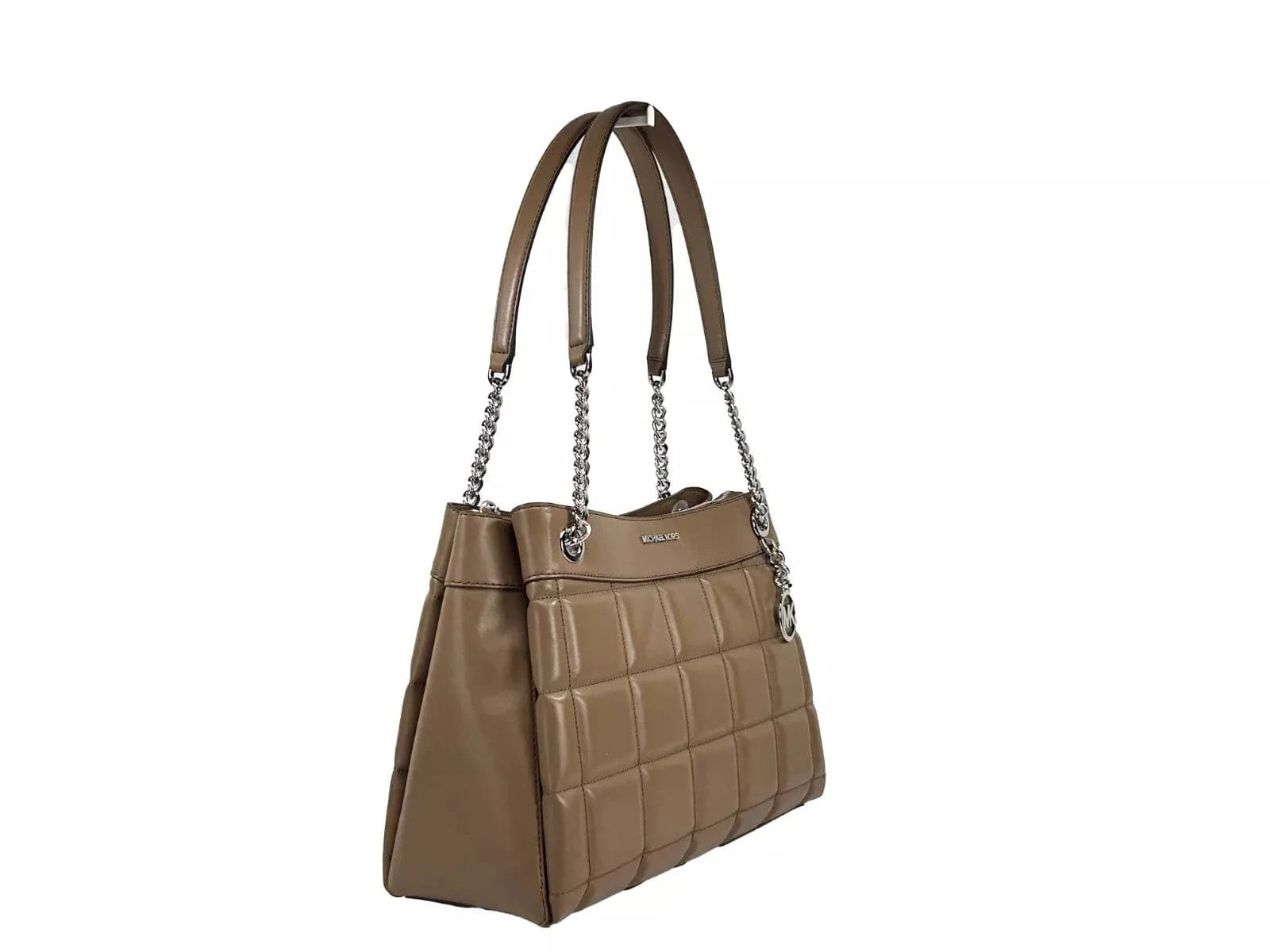 Michael Kors Michael Kors Susan Medium Chain Shoulder Tote Bag Driftwood