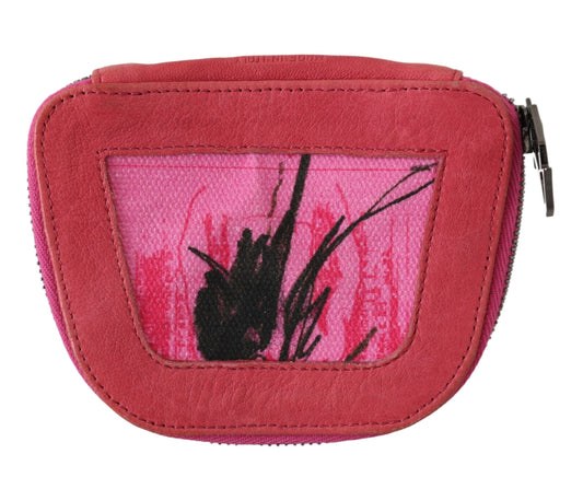 PINKO PINKO Elegant Pink Fabric Coin Wallet