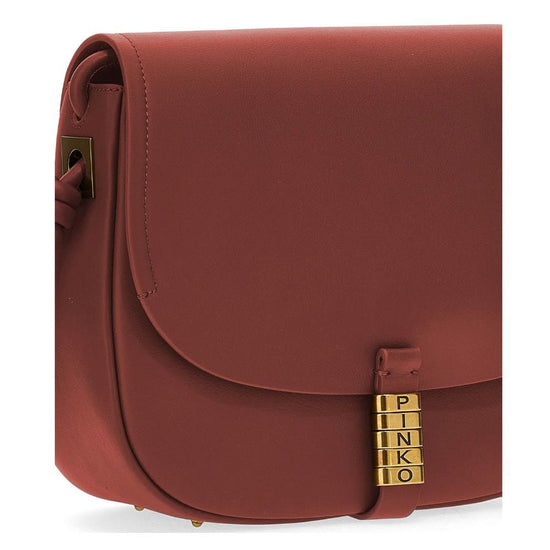 PINKO PINKO Red Leather Women Crossbody