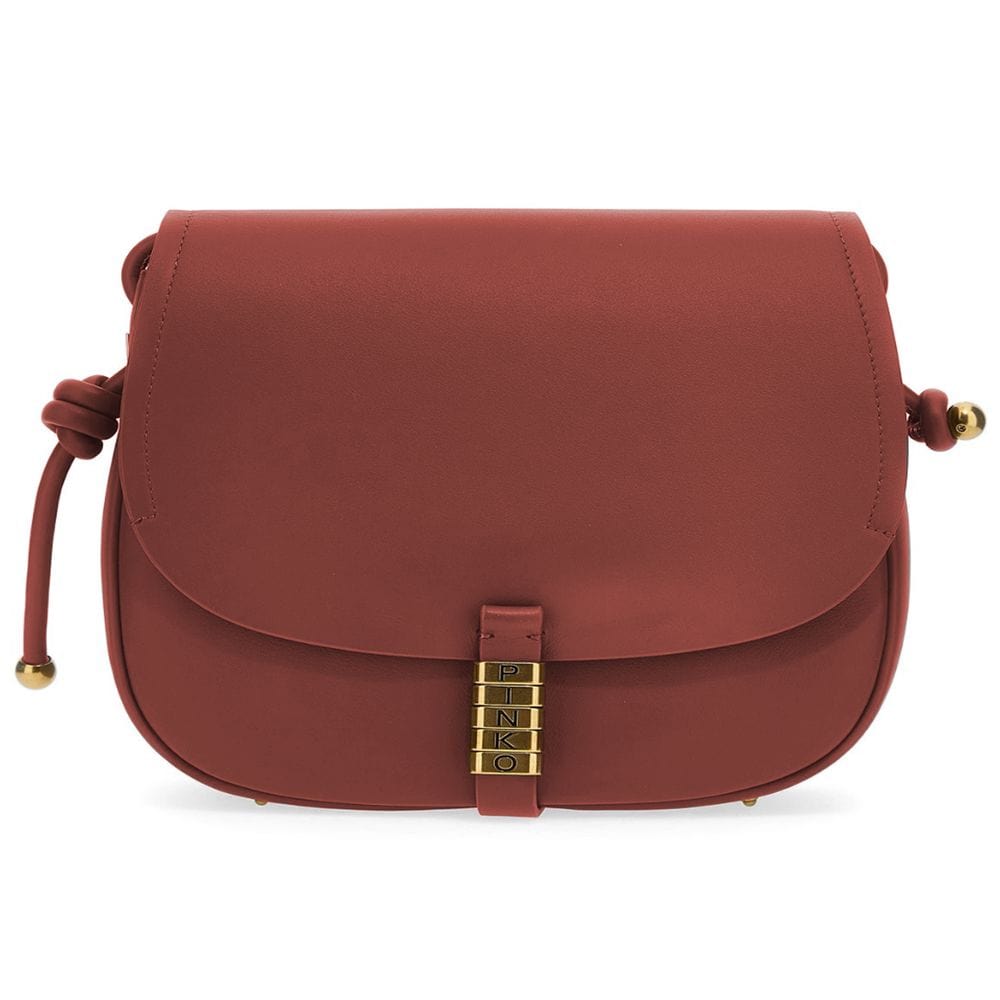 PINKO PINKO Red Leather Women Crossbody