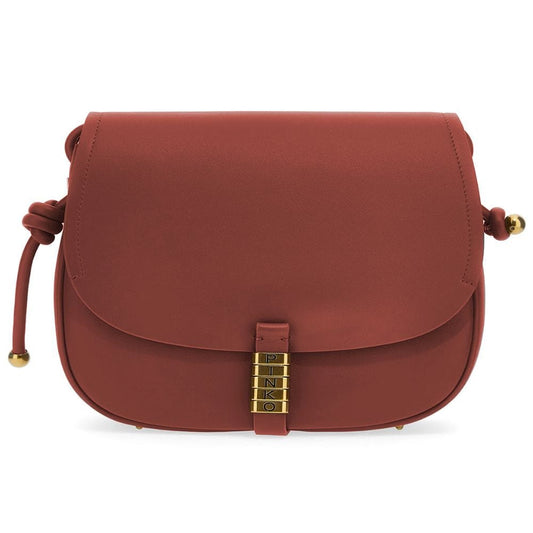 PINKO PINKO Red Leather Women Crossbody