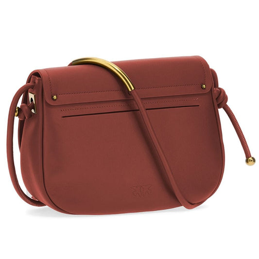 PINKO PINKO Red Leather Women Crossbody