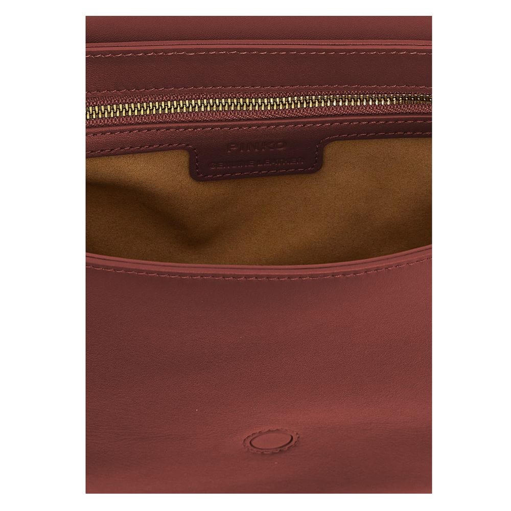 PINKO PINKO Red Leather Women Crossbody