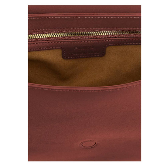PINKO PINKO Red Leather Women Crossbody
