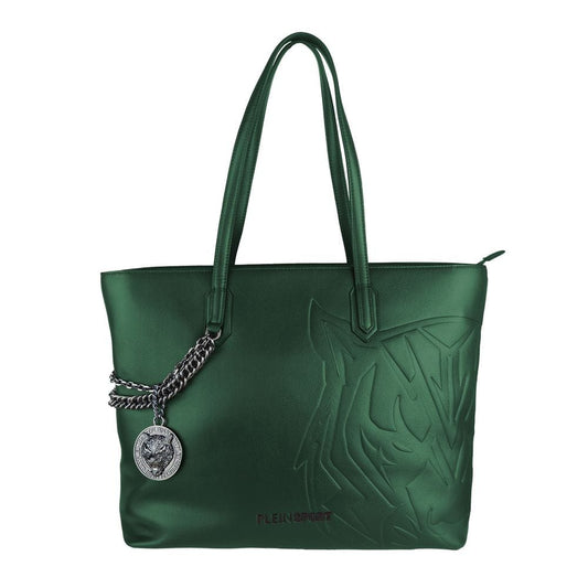 Plein Sport Plein Sport Green Polyethylene Women Shoulder Bag