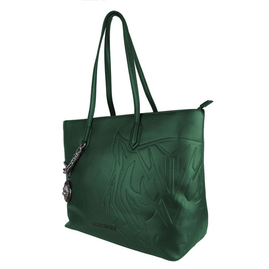 Plein Sport Plein Sport Green Polyethylene Women Shoulder Bag
