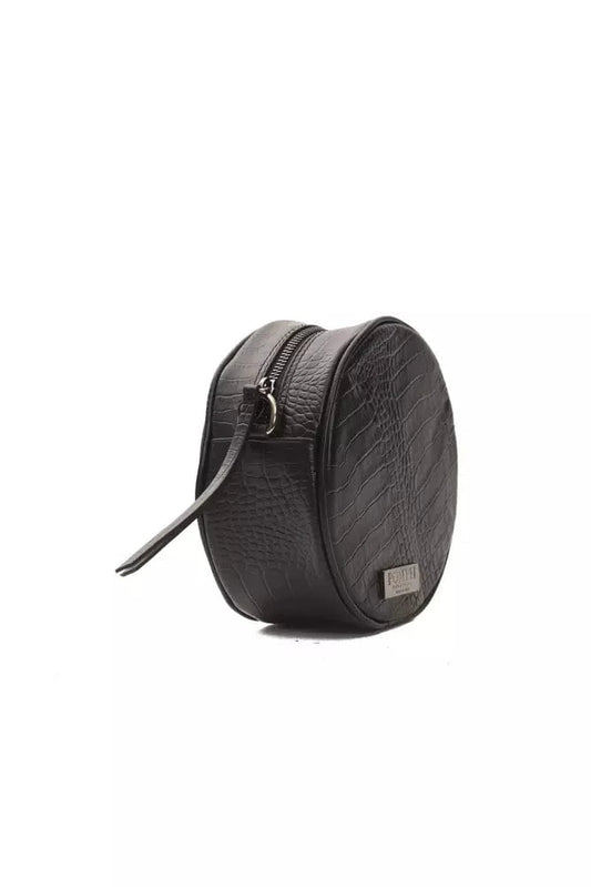 Pompei Donatella Pompei Donatella Black Leather Women Crossbody Bag