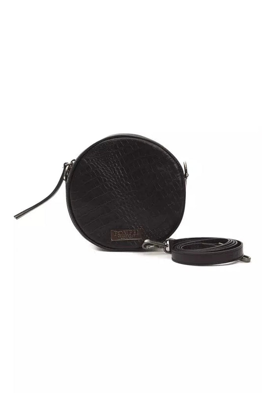 Pompei Donatella Pompei Donatella Black Leather Women Crossbody Bag