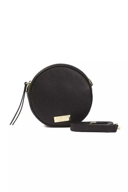 Pompei Donatella Pompei Donatella Black Leather Women Crossbody