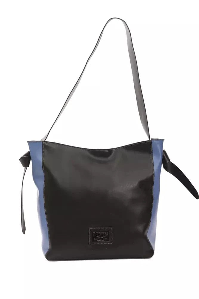 Pompei Donatella Pompei Donatella Black Leather Women Shoulder Bag