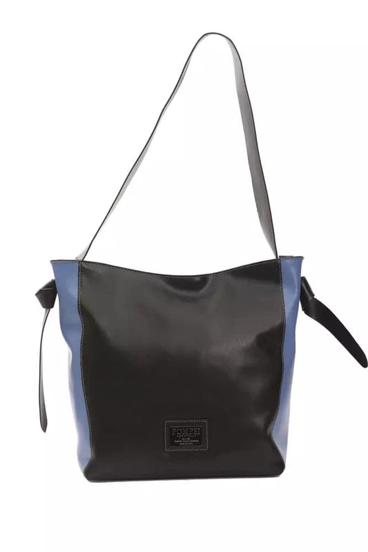 Pompei Donatella Pompei Donatella Black Leather Women Shoulder Bag