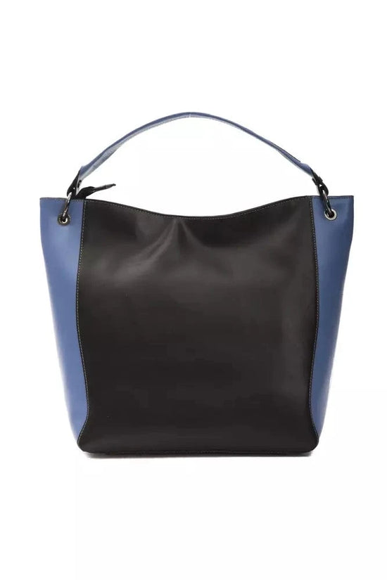Pompei Donatella Pompei Donatella Black Leather Women Shoulder Bag