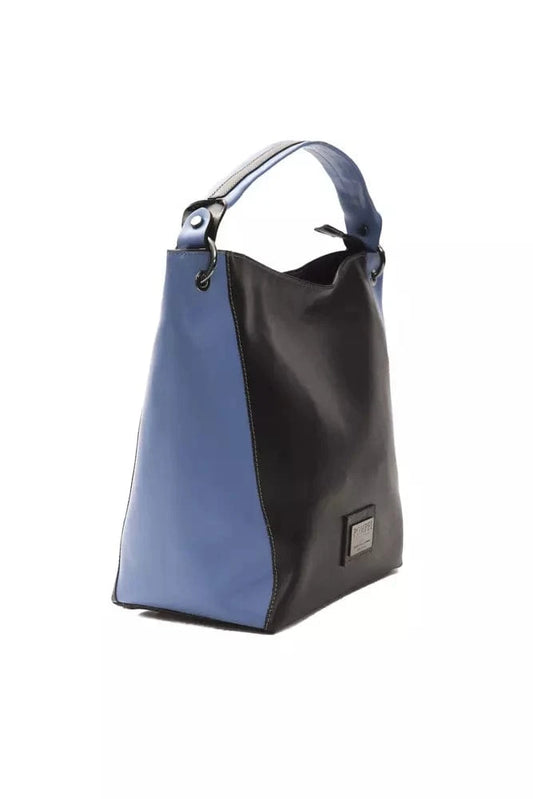 Pompei Donatella Pompei Donatella Black Leather Women Shoulder Bag