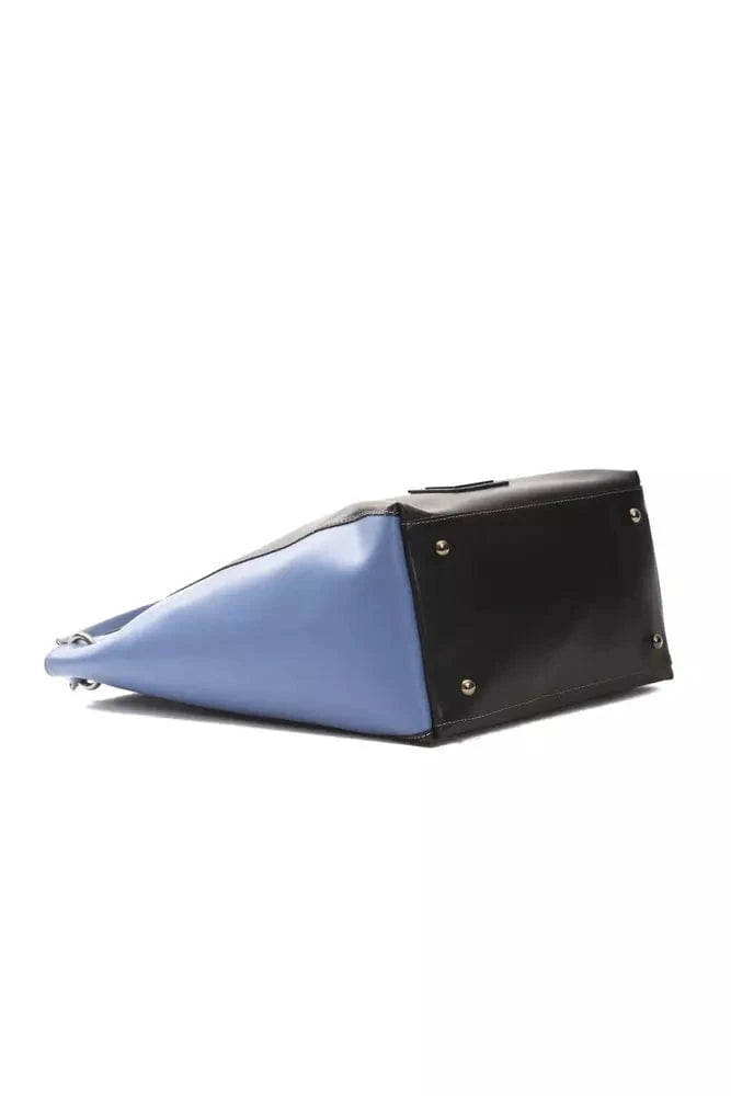Pompei Donatella Pompei Donatella Black Leather Women Shoulder Bag