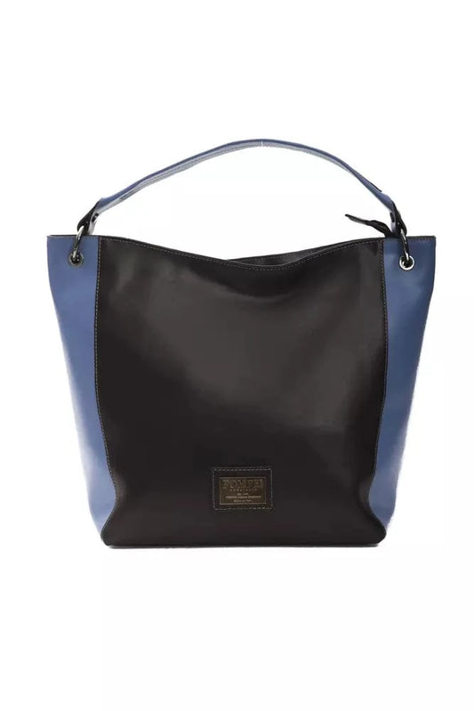 Pompei Donatella Pompei Donatella Black Leather Women Shoulder Bag