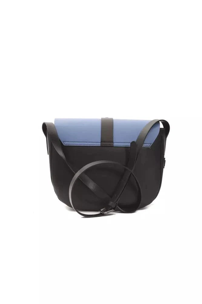 Pompei Donatella Pompei Donatella Blue Leather Women Crossbody Bag