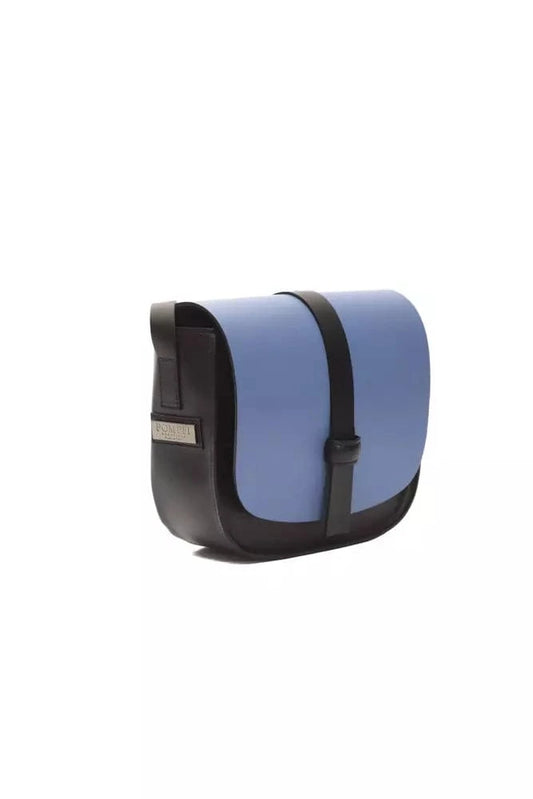 Pompei Donatella Pompei Donatella Blue Leather Women Crossbody Bag