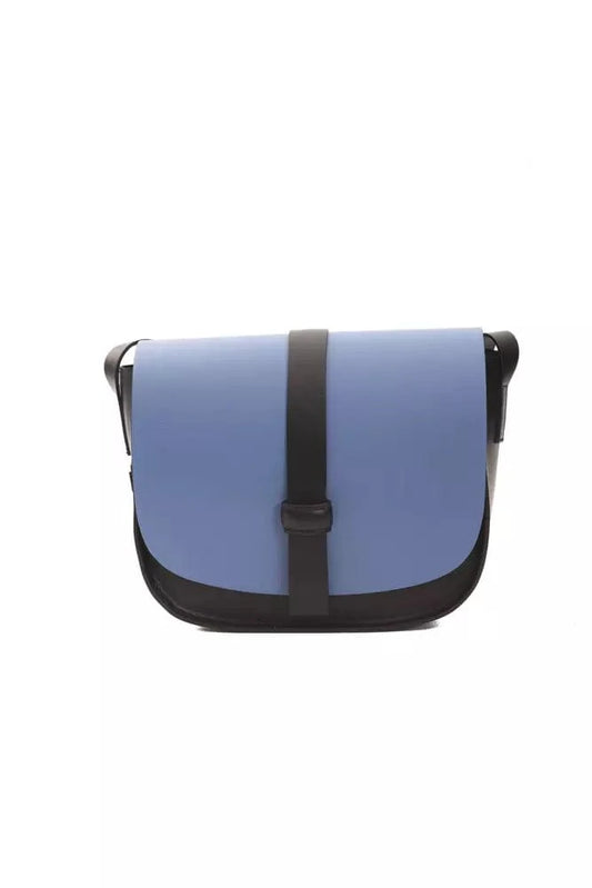 Pompei Donatella Pompei Donatella Blue Leather Women Crossbody Bag