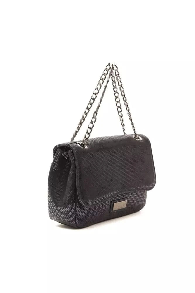Pompei Donatella Pompei Donatella Blue Leather Women Crossbody Bag