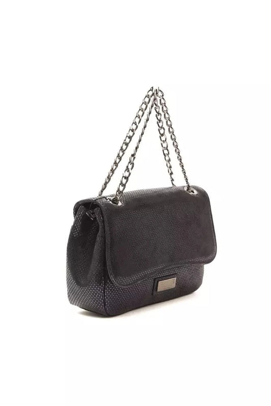 Pompei Donatella Pompei Donatella Blue Leather Women Crossbody Bag