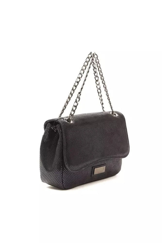 Pompei Donatella Pompei Donatella Blue Leather Women Crossbody Bag