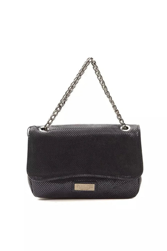Pompei Donatella Pompei Donatella Blue Leather Women Crossbody Bag