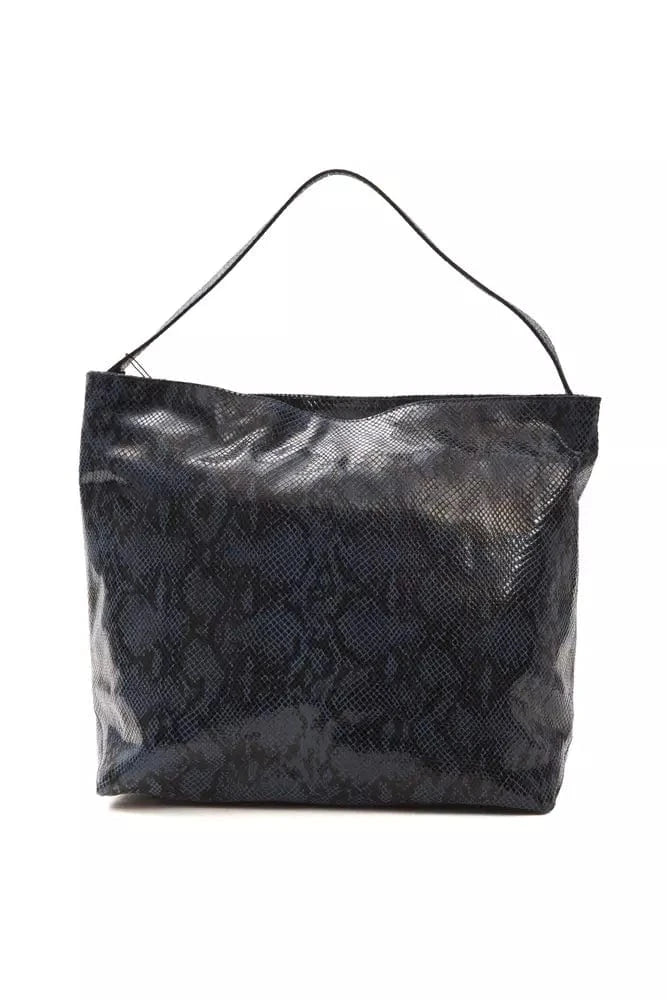 Pompei Donatella Pompei Donatella Blue Leather Women Shoulder Bag