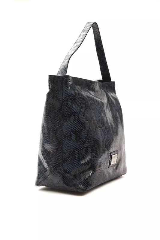 Pompei Donatella Pompei Donatella Blue Leather Women Shoulder Bag