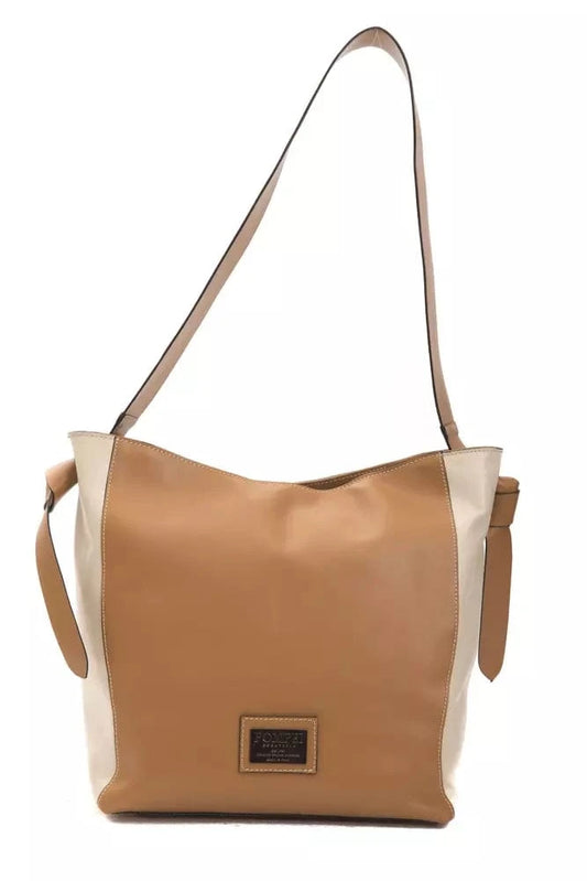 Pompei Donatella Pompei Donatella Brown Leather Women Shoulder Bag