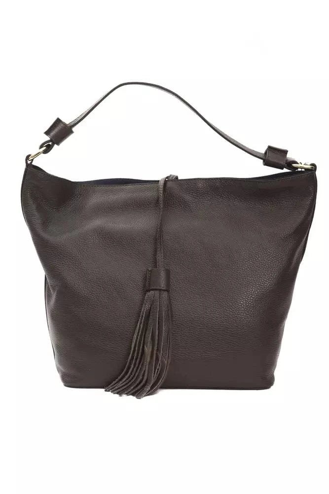 Pompei Donatella Pompei Donatella Brown Leather Women Shoulder Bag