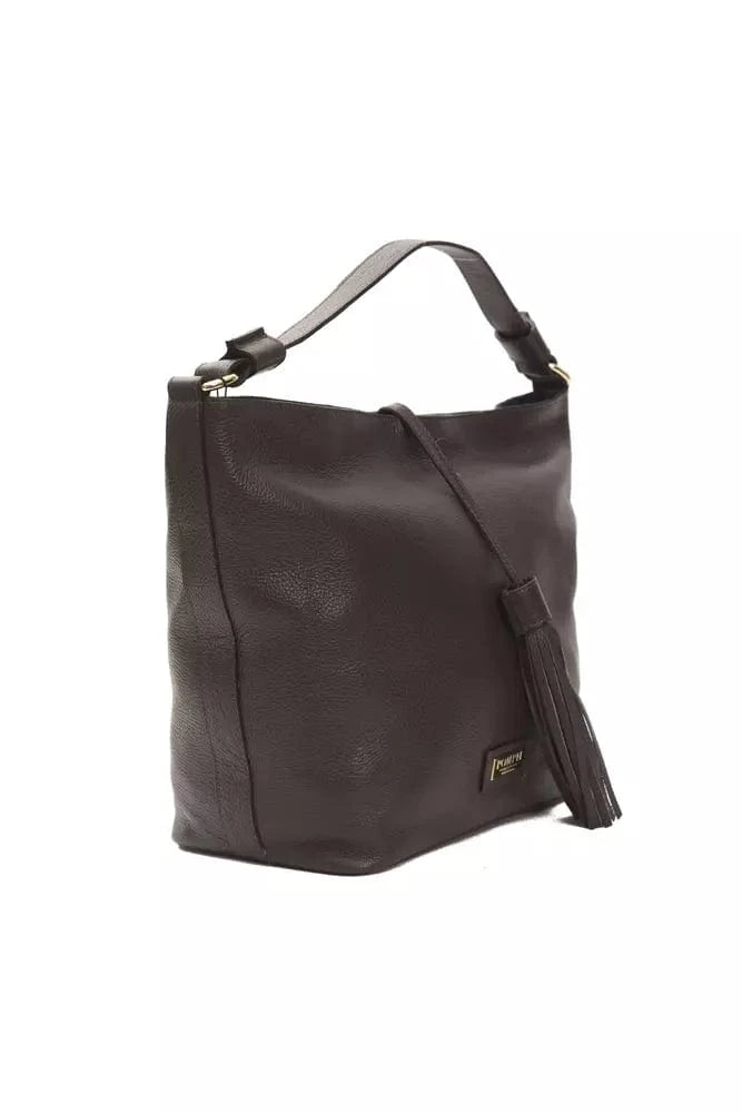 Pompei Donatella Pompei Donatella Brown Leather Women Shoulder Bag