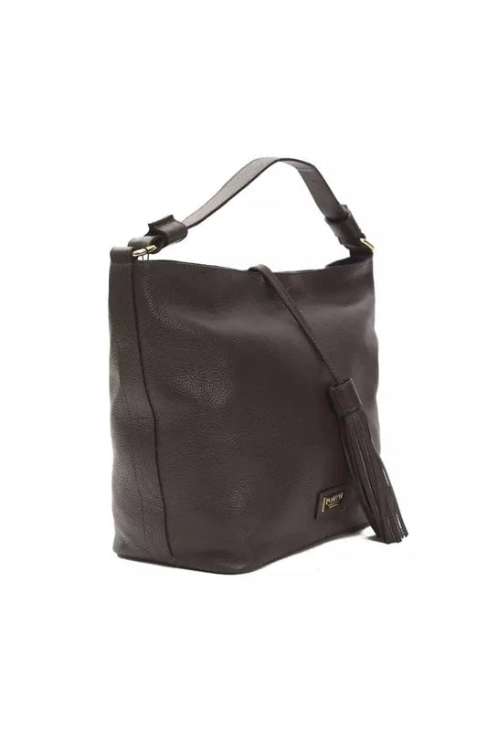 Pompei Donatella Pompei Donatella Brown Leather Women Shoulder Bag