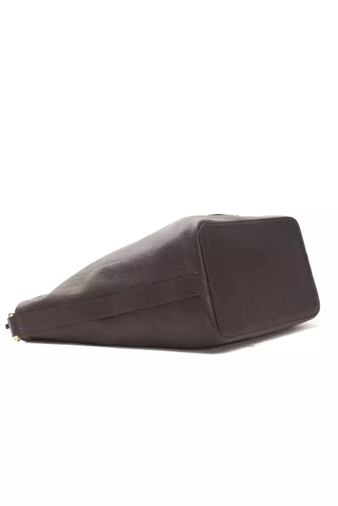 Pompei Donatella Pompei Donatella Brown Leather Women Shoulder Bag