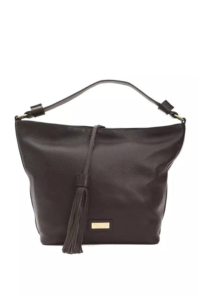 Pompei Donatella Pompei Donatella Brown Leather Women Shoulder Bag