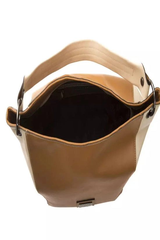Pompei Donatella Pompei Donatella Brown Leather Women Shoulder Bag