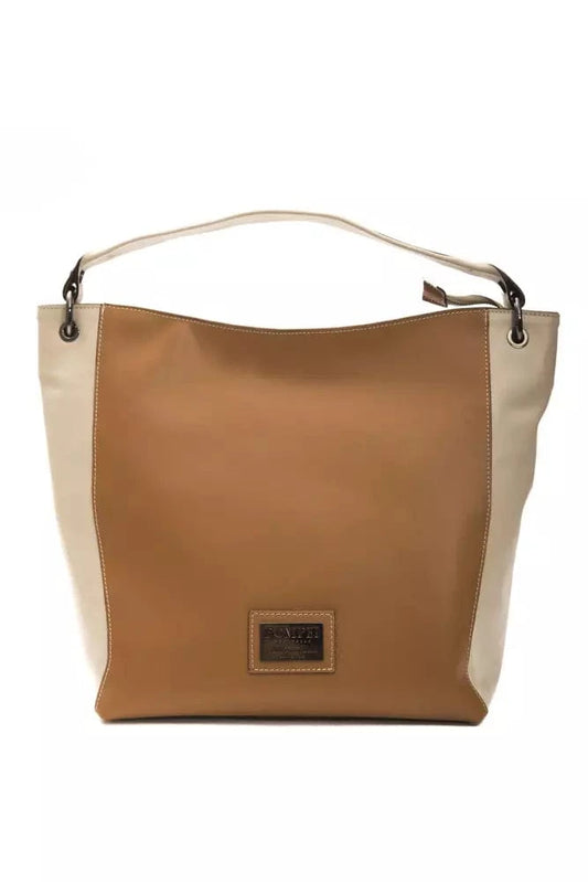 Pompei Donatella Pompei Donatella Brown Leather Women Shoulder Bag