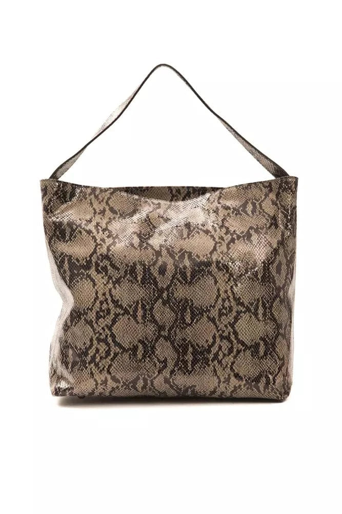 Pompei Donatella Pompei Donatella Brown Leather Women Shoulder Bag