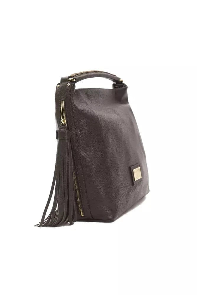 Pompei Donatella Pompei Donatella Brown Leather Women Shoulder Bag