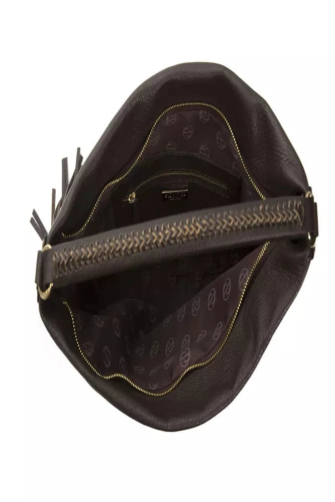 Pompei Donatella Pompei Donatella Brown Leather Women Shoulder Bag