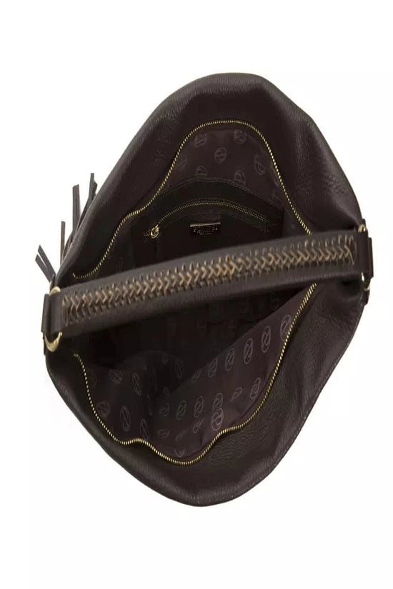 Pompei Donatella Pompei Donatella Brown Leather Women Shoulder Bag