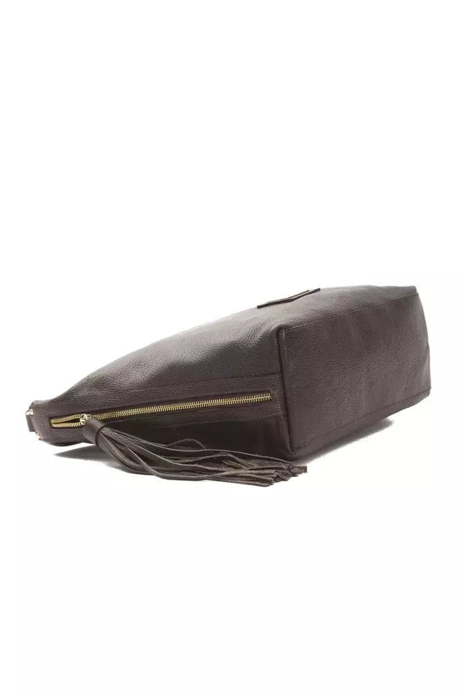Pompei Donatella Pompei Donatella Brown Leather Women Shoulder Bag