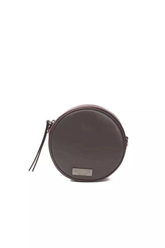 Pompei Donatella Pompei Donatella Burgundy Leather Women Crossbody Bag