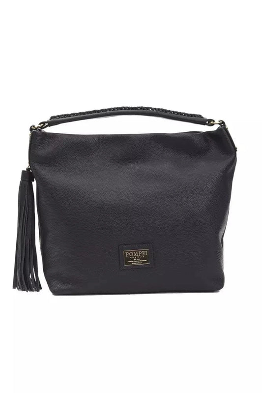 Pompei Donatella Pompei Donatella Gray Leather Women Shoulder Bag