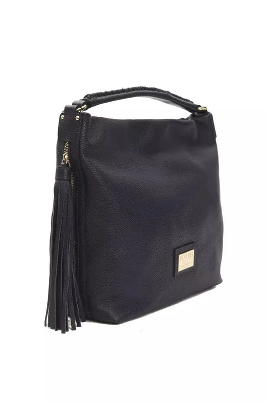 Pompei Donatella Pompei Donatella Gray Leather Women Shoulder Bag