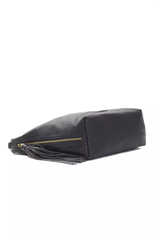 Pompei Donatella Pompei Donatella Gray Leather Women Shoulder Bag