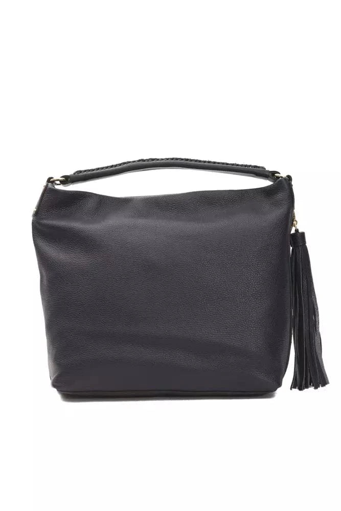 Pompei Donatella Pompei Donatella Gray Leather Women Shoulder Bag