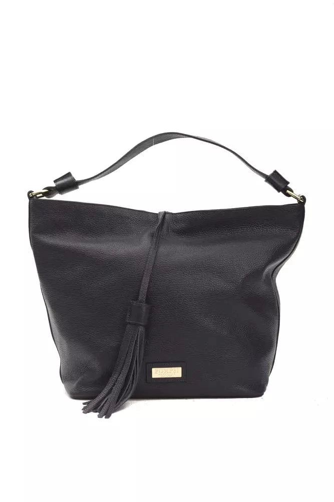 Pompei Donatella Pompei Donatella Gray Leather Women Shoulder Bag